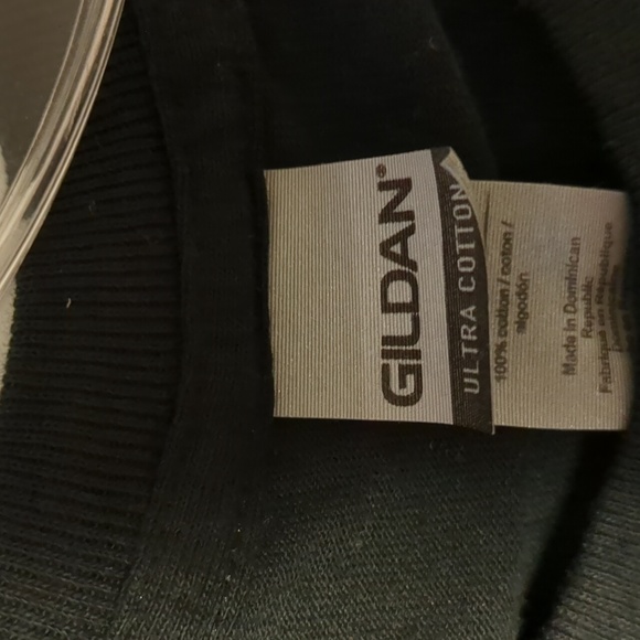 NEW - GILDAN - Black John Force Car T-Shirt - Picture 4 of 4